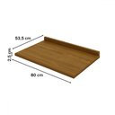 Ver imagem 2 de Tampo para Balcão 80 Cm Requinte Nature - Henn