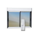 Ver imagem 3 de Janela Elite 2 Folhas Moveis com Persiana Integrada Correr com Motor e Controle Remoto 100 X 200 Vid