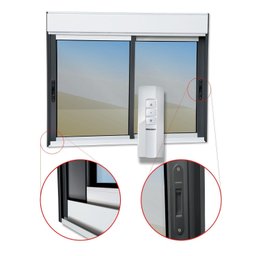 Janela Elite 2 Folhas Moveis com Persiana Integrada Correr com Motor e Controle Remoto 120 X 150 Vid - 2