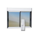 Ver imagem 3 de Janela Elite 2 Folhas Moveis com Persiana Integrada Correr com Motor e Controle Remoto 140 X 200 Vid