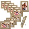 Porta Retrato Quadro Kit 10 Und Foto 10X15cm Horizontal Vertical Decoraçao Casa Estante Prateleira - 1