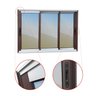 Janela Elite 3 Folhas Moveis Sequenciais 120 X 150 Vidro Reflex - 2