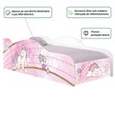 Ver imagem 2 de Cama Carro Solteiro Joy Unicónio Rosa Solteiro com Colchão