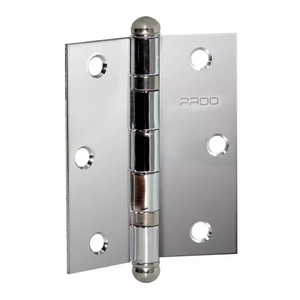 Dobradiça Pado Rolamento Aço Cromado Sm 3025 R Acr C/ 3 Pçs