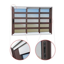 Janela Elite com Travessas 3 Folhas Moveis Sequenciais 100 X 150 Vidro Reflex - 2