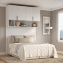 Ver imagem 1 de Ponte Modulada Cabeceira Aérea Casal 4 Portas 150cm 100% MDF Clean Altezza