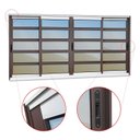 Ver imagem 2 de Janela Elite com Travessas 4 Folhas Moveis 100 X 150 Vidro Reflex