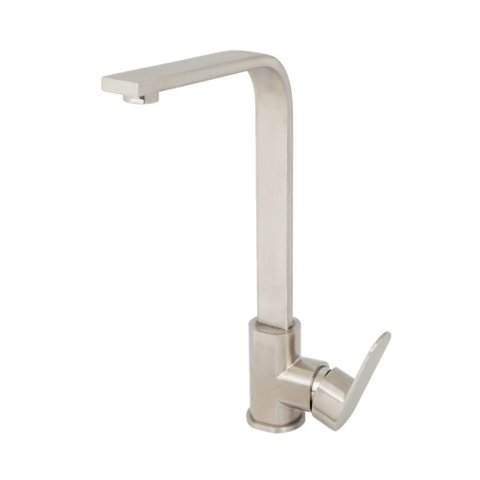 Torneira Misturador para Cozinha de Mesa Fontana 1/2" Aço Escovado Addra