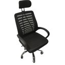 Ver imagem 3 de Cadeira Escritório Giratória Tela Mesh Reclinável Ajustável