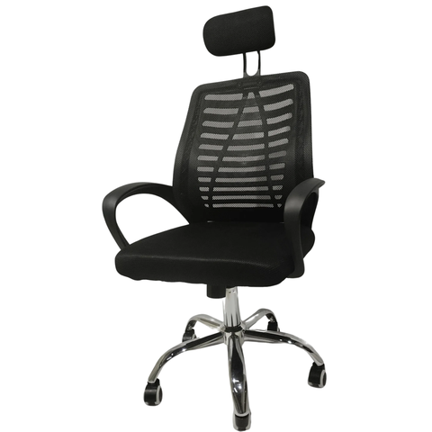 Cadeira Escritório Giratória Tela Mesh Reclinável Ajustável