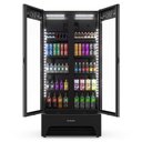 Ver imagem 2 de Refrigerador Expositor Vertical Bebidas Duas Portas Vidro 691L VB70AH All Black 220V - Metalfrio