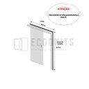 Ver imagem 4 de Kit Porta de Correr Eucalipto 2,00m com Puxador sem Porta Ecookits