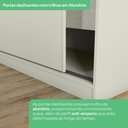 Ver imagem 5 de Guarda Roupa Modulado 2 Portas de Correr Bellagio Casa 812