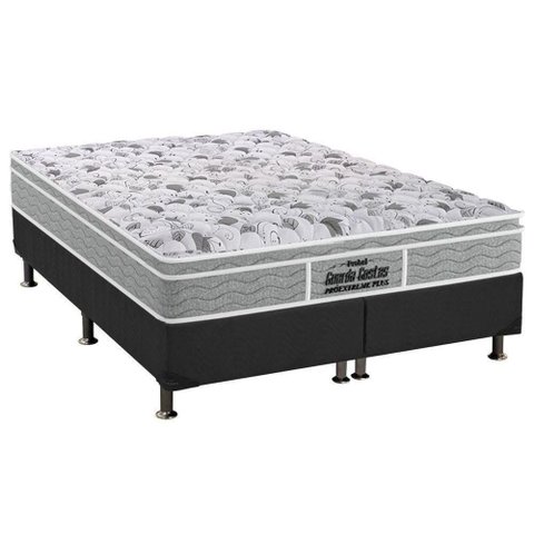 Cama Box King: Colchão Ortopédico Probel D45 Anatômico Guarda Costas Próextreme Plus + Base Crc