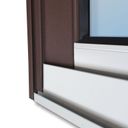 Ver imagem 4 de Janela Elite 2 Folhas Moveis com Persiana Integrada 100 X 120 Vidro Reflex