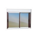 Ver imagem 3 de Janela Elite 2 Folhas Moveis com Persiana Integrada 100 X 120 Vidro Reflex