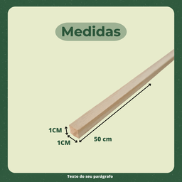 20 Ripas/sarrafos de 1x1x50 Cm Madeira de Pinus - 3
