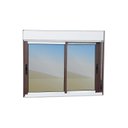 Ver imagem 3 de Janela Elite 2 Folhas Moveis com Persiana Integrada 120 X 200 Vidro Reflex