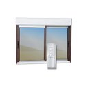 Ver imagem 3 de Janela Elite 2 Folhas Moveis com Persiana Integrada Correr com Motor e Controle Remoto 100 x 150 Vid