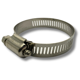 Kit 2 Un Abraçadeira Regulagem 27mm até 51mm Rosca 2,7 À 5cm Metal 12mm Espessura Aço para Mangueira - 5