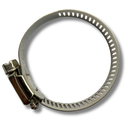 Ver imagem 3 de Kit 2 Un Abraçadeira Regulagem 27mm até 51mm Rosca 2,7 À 5cm Metal 12mm Espessura Aço para Mangueira