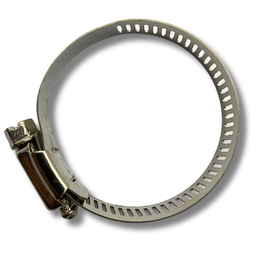 Kit 2 Un Abraçadeira Regulagem 27mm até 51mm Rosca 2,7 À 5cm Metal 12mm Espessura Aço para Mangueira - 3