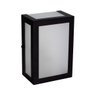 Arandela Alumino Externa 5 Vidros Preto + Led A60 12w Br. Quente St2777 - 3