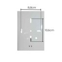 Ver mais imagens de Arandela Alumino Externa 5 Vidros Preto + Led A60 12w Br. Quente St2777
