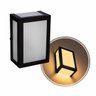 Arandela Alumino Externa 5 Vidros Preto + Led A60 12w Br. Quente St2777 - 4