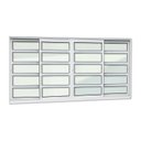 Ver imagem 3 de Janela Elite com Travessas 4 Folhas Moveis 120 X 240 Vidro Liso