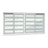 Janela Elite com Travessas 4 Folhas Moveis 120 X 240 Vidro Liso - 3