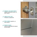 Ver imagem 5 de Balcão Gabinete de Pia 120cm MDF 2 Portas 3 Gavetas Milla Móveis Carraro