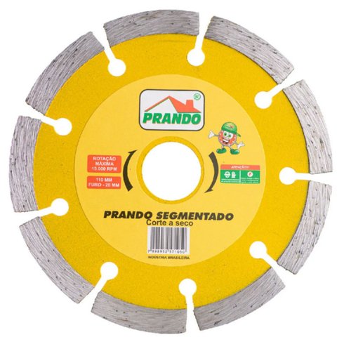 Kit 15 Discos Prando Segmentado 110 MM X 20 MM Mármore