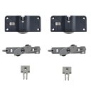 Ver imagem 1 de Kit para Porta de Correr Ro 47 4032 Or Embutido 60kg 1 Porta Rometal Unitário