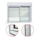 Ver imagem 2 de Janela Elite 2 Folhas Moveis com Persiana Integrada 100 X 150 Vidro Liso