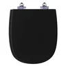 Tampa De Vaso Com Amortecedor Sabatini Preto para Bacia Icasa - 1