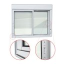 Ver imagem 2 de Janela Elite 2 Folhas Moveis com Persiana Integrada 120 X 120 Vidro Liso