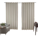 Ver imagem 1 de Cortina 2,80x1,80 Sala Quarto Cozinha Varão Voil Microfibra:bege