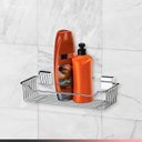 Ver imagem 5 de Suporte Porta Shampoo Sabonete Parede Aço Inox 7501 Future