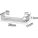 Ver imagem 6 de Suporte Porta Shampoo Sabonete Parede Aço Inox 7501 Future