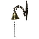 Ver imagem 5 de Sino Campainha de Metal Dourado Artesanal Para Parede