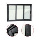 Ver imagem 2 de Janela Elite 3 Folhas Moveis Sequenciais 120 X 150 Vidro Liso