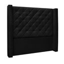 Ver imagem 1 de Cabeceira Decorativa King Size 2,19M Loewe Suede Preto - Gran Belo