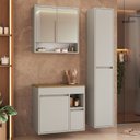 Ver imagem 1 de Conjunto Banheiro Modulado 88 cm com 3 Peças Gabinete Suspenso sem Cuba Bahamas Yescasa Arenas