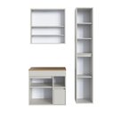 Ver imagem 4 de Conjunto Banheiro Modulado 88 cm com 3 Peças Gabinete Suspenso sem Cuba Bahamas Yescasa Arenas