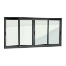 Janela Elite 4 Folhas Moveis 100 X 120 Vidro Liso - 3