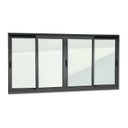 Ver imagem 3 de Janela Elite 4 Folhas Moveis 120 X 240 Vidro Liso