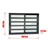 Janela Elite com Travessas 2 Folhas Moveis 100 X 100 Vidro Liso - 6