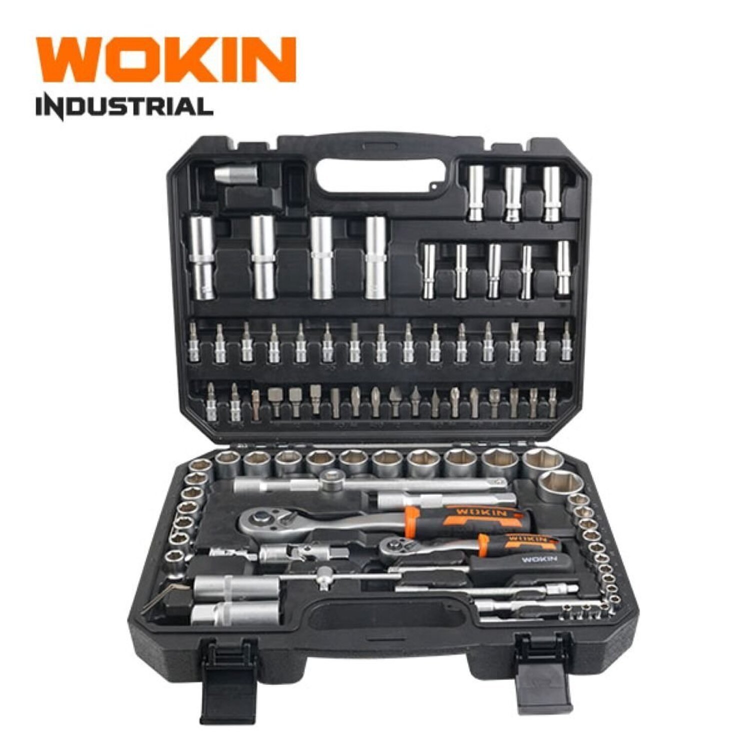 Conjunto de Ferramentas Soquetes 94 Peças Wokin Tools - 1