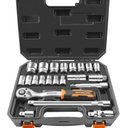 Ver imagem 1 de Conjunto de Ferramentas Soquete 1/2 de 22 Peças Wokin Tools